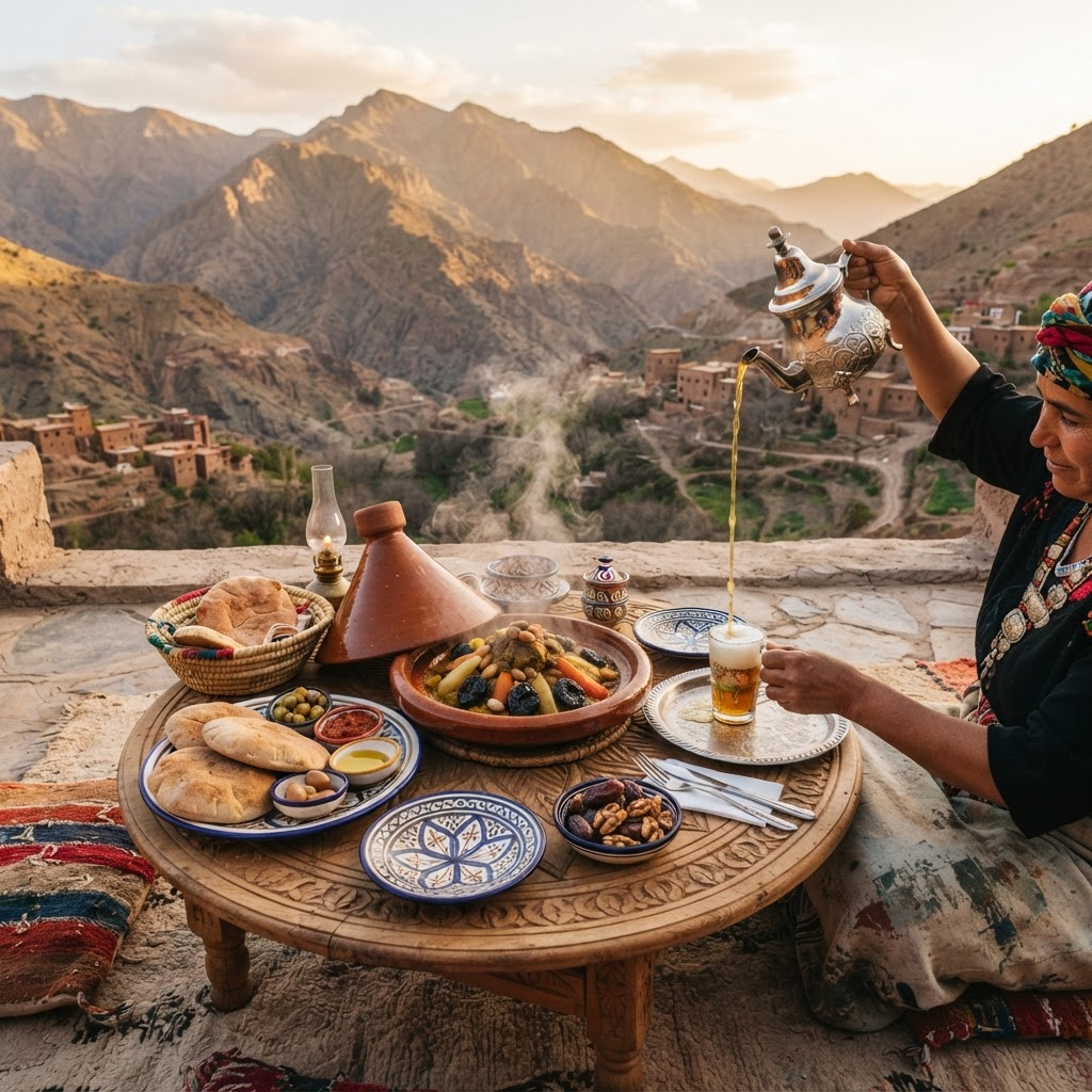 Tagine and mint tea