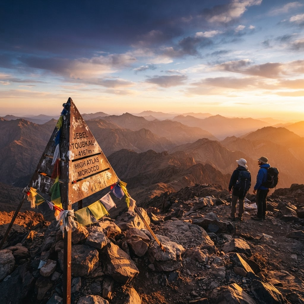 Sunrise above the clouds