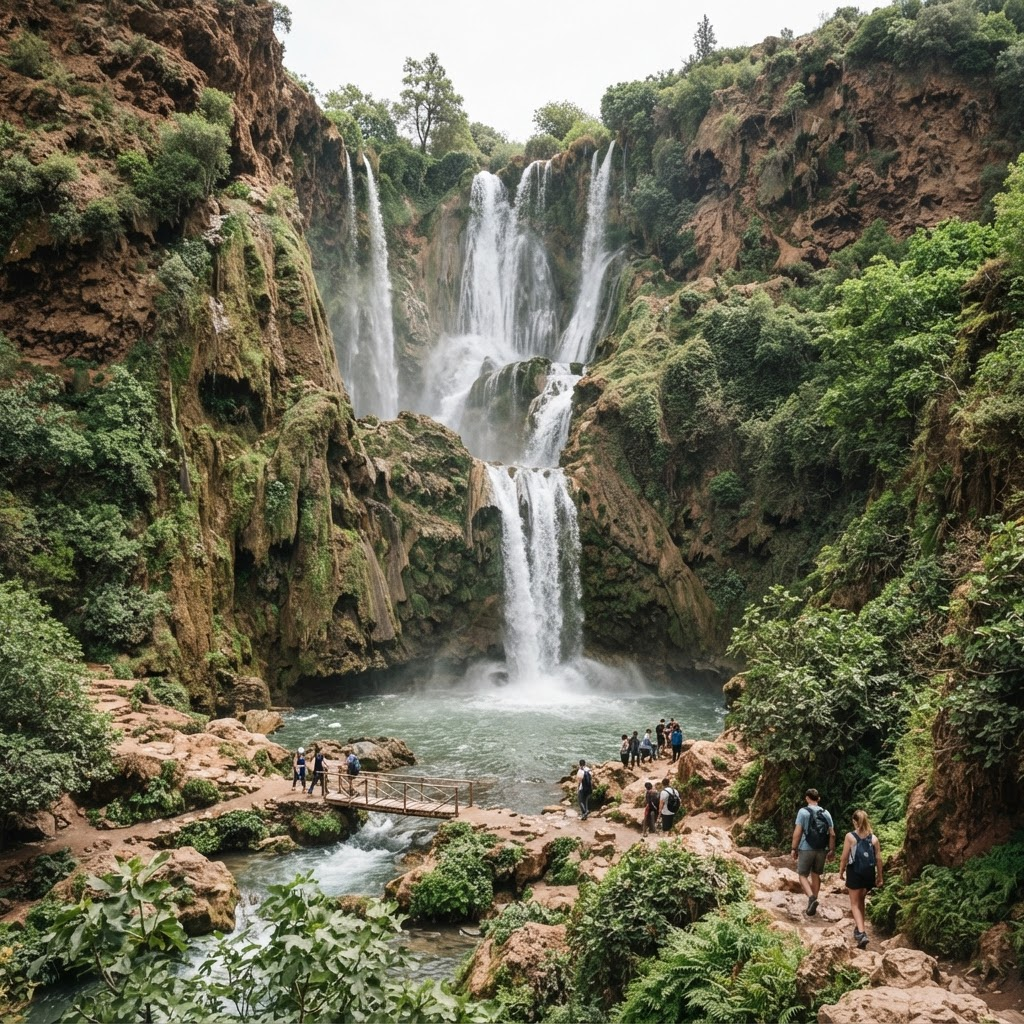 Water, forest and rock