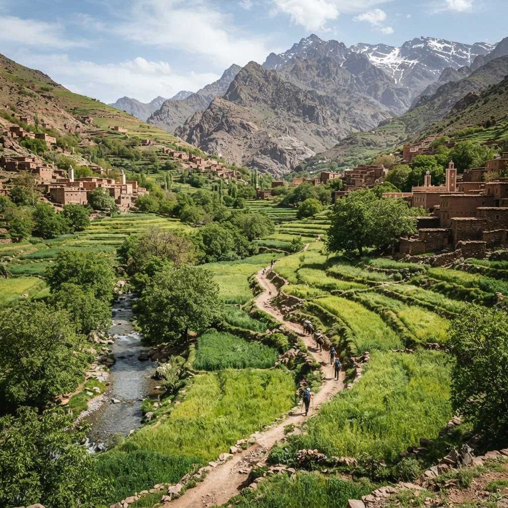 Three Valleys Atlas Mountains Trek
